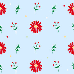Christmas seamless pattern. Holidays pattern, color pastel.