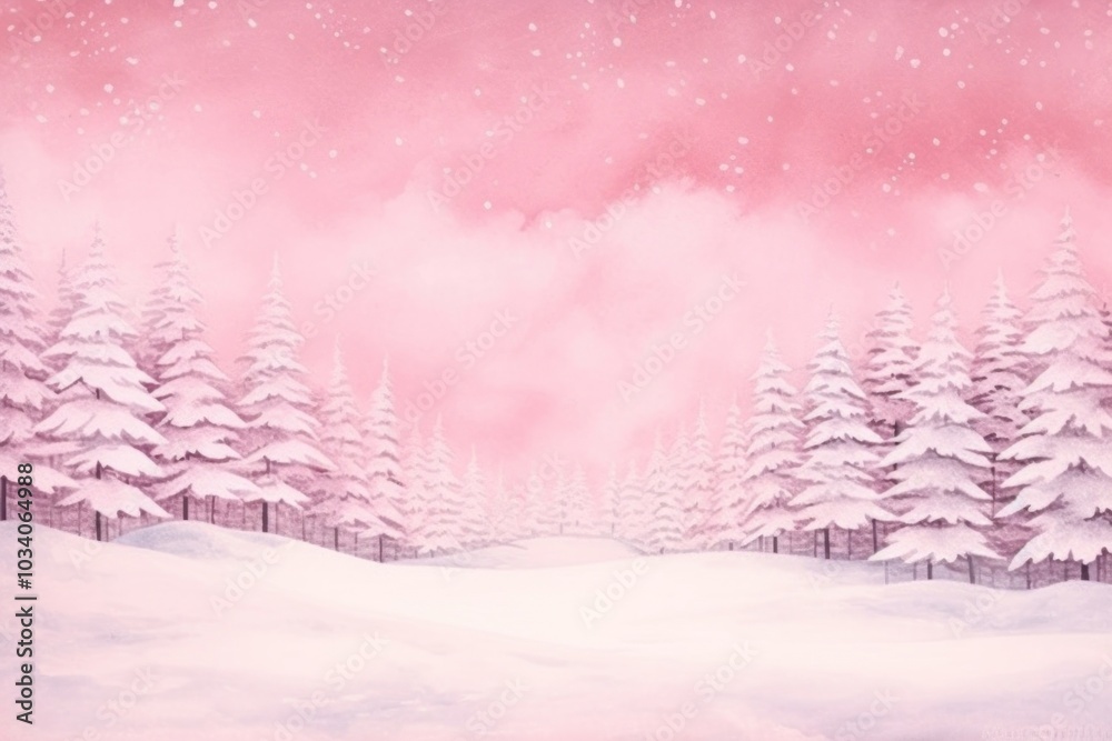 Sticker Winter season backgrounds landscape outdoors.