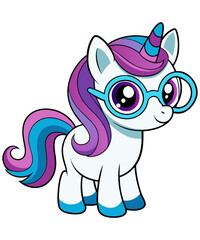 Kawaii unicorn clipart