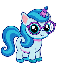 Kawaii unicorn clipart