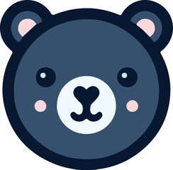 cute bear vector