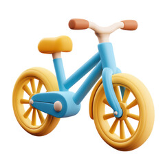 Colorful balance bike for toddlers in playful design