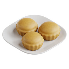 Golden Baked Custard Tartlets