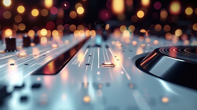 Light background image conveying the Music Industry.