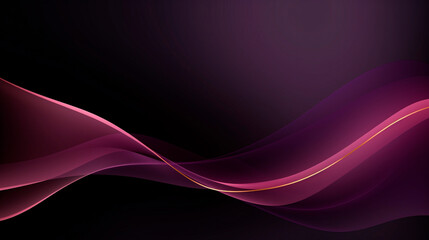 Purple abstract background with lines, stripes. Wavy text area for card, banner, flyer, design