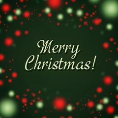 Merry Christmas background with the text Merry Christmas