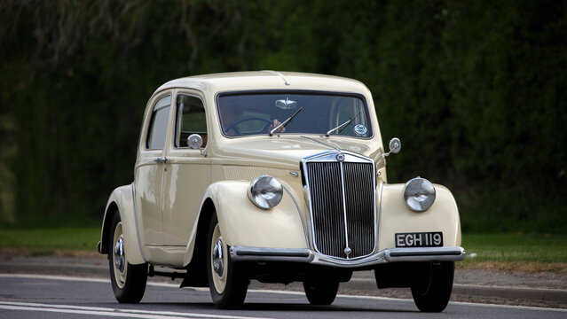 1937 cream Lancia Aprilia vintage Italian car