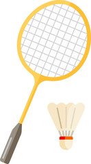 Badminton racket shuttlecock sport competition game