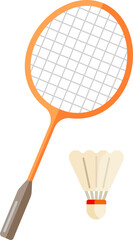 Badminton racket shuttlecock sport competition game