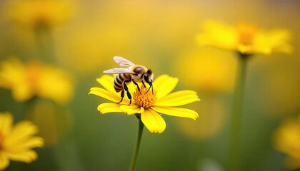 bee on flower