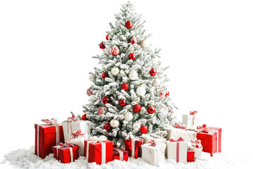 christmas tree and presents