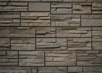 Fototapeta premium Rough stone wall background texture.