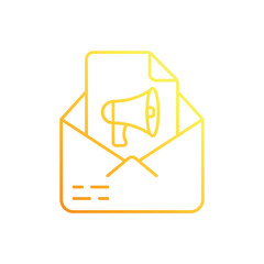Email Campaign vector icon