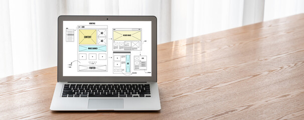 Website design software provide modish template for online retail business and e-commerce