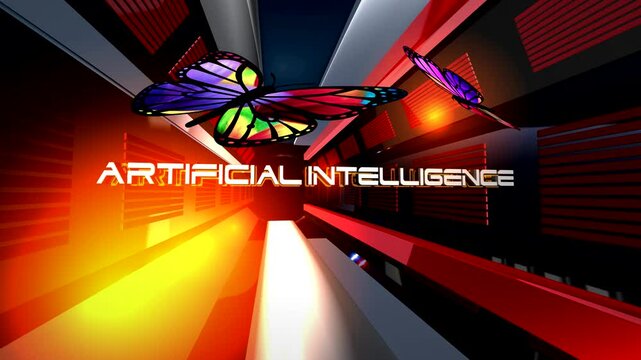 Artificial Intelligence (AI) and Butterflies.
Moving through the tunnel of Time. Allegory