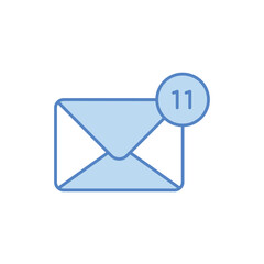 Unread Messages vector icon
