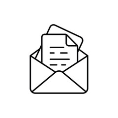 Email Attachment vector icon