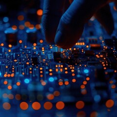 Exploring the Intricate Relationship Between Human Touch and Advanced Technology A Deep Dive into Circuitry and Innovation