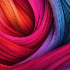 Naklejka premium Vibrant Waves of Color An Artistic Exploration of Textured Abstract Patterns in Bold Hues and Shades