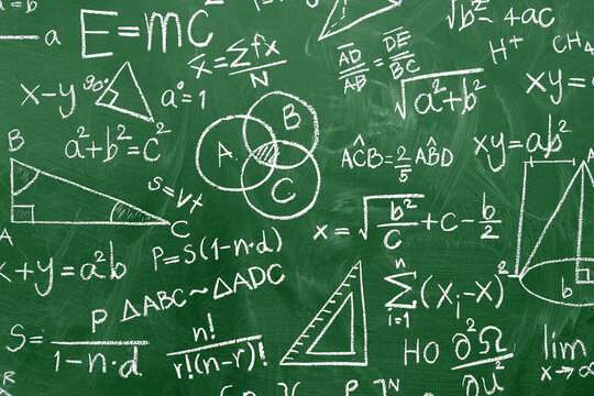 Hand drawn math symbols icon in flat style. Mathematics formula vector illustration on isolated background. School education sign business concept.