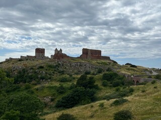 Obraz premium old castle in the mountains
