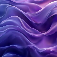 Obraz premium A flowing abstract design featuring waves of purple and blue hues.