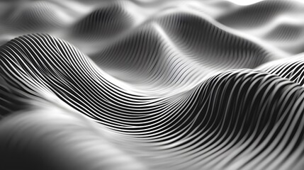 Continuous looping geometric patterns evoking smooth flowing repetition