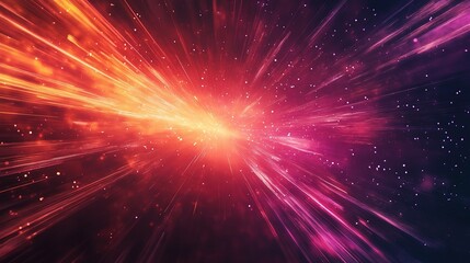 Naklejka premium Cosmic burst