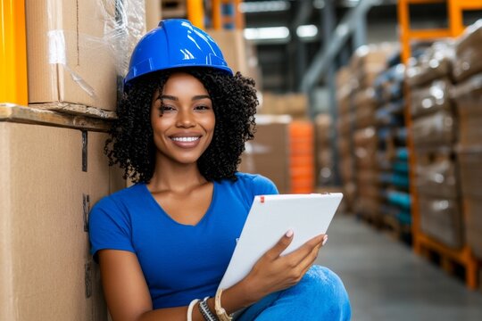 A small business owner managing stock, balancing sales trends with current inventory