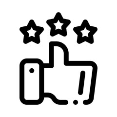 Thumbs Up line icon