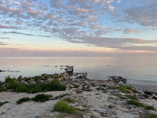 sunset at the beach