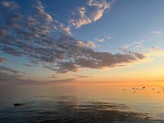 sunset at the beach