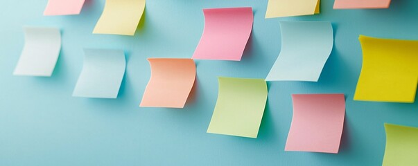 Organized Chaos in HR Sticky Notes and Employee Files Showcase Recruitment Process in Office Administration - Efficient Workflow and Recruitment Strategy Visuals