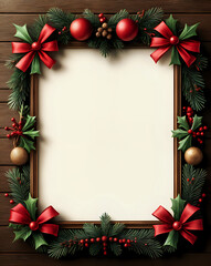 Obraz premium christmas greeting card