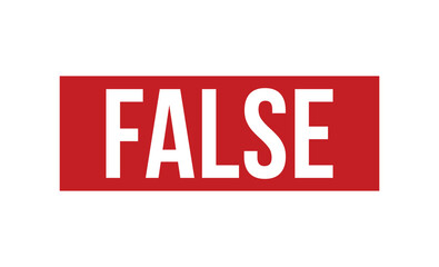 false rubber stamp on white background. false Stamp.