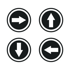 arrow icon set vector illustration