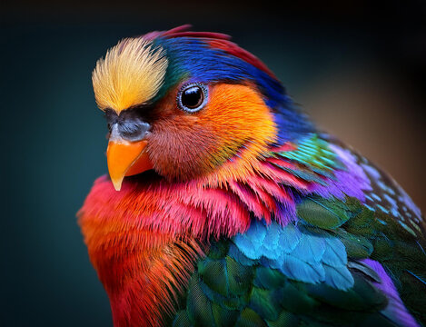Bunter Paradiesvogel 