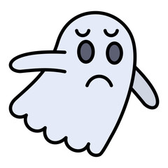 Sad Ghost Icon