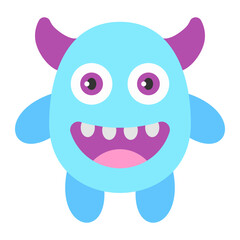 Fototapeta premium Cute Monster Icon