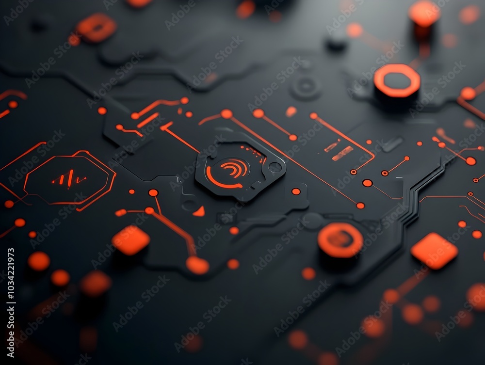 Poster futuristic digital backdrop with glowing holographic interfaces pulsing data streams and abstract ne
