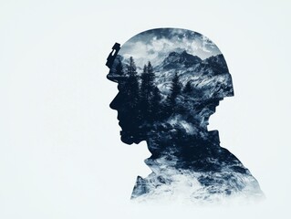 Soldier's reflection