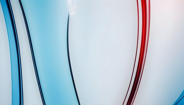abstract Elegant blue-white- background with red lines decoration
