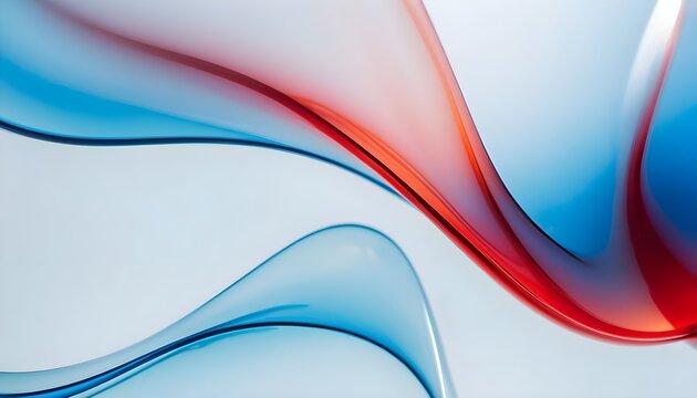 abstract Elegant blue-white- background with red lines decoration