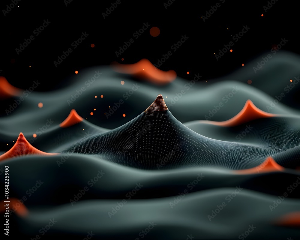 Poster sleek and luminescent digital backdrop ideal for showcasing technological networks data transmission