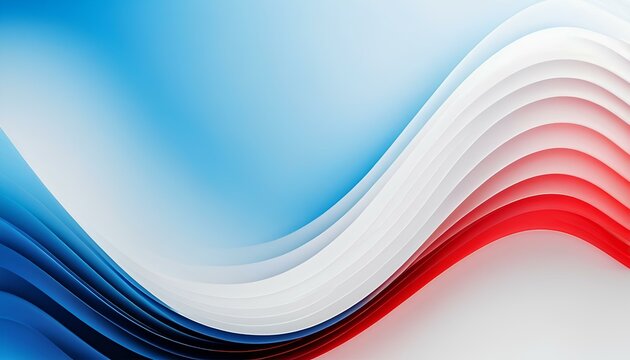 abstract Elegant blue-white- background with red lines decoration
