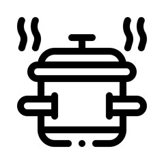 Cooking Pot line icon