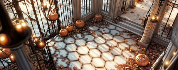 Weird Halloween Background image