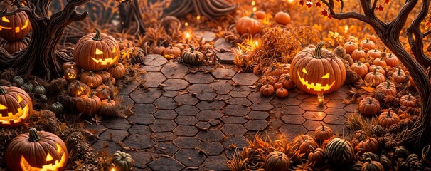 Weird Halloween Background image