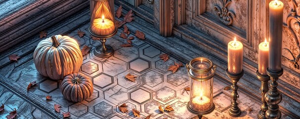 Weird Halloween Background image