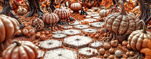 Weird Halloween Background image